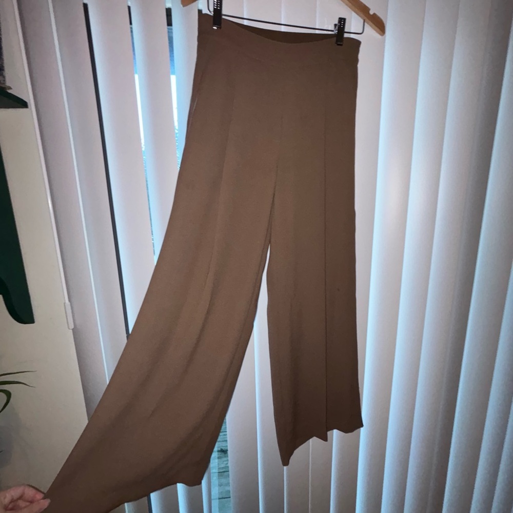 SPANX Wide Leg Tan Pants